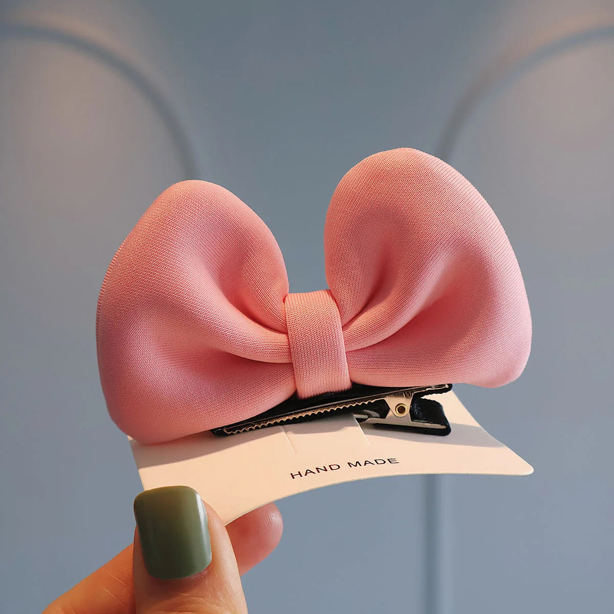 Three-dimensional Bow Hairpin Runaway Princess Side Hairpin Single Duckbill Hair Clip Hair Accessory