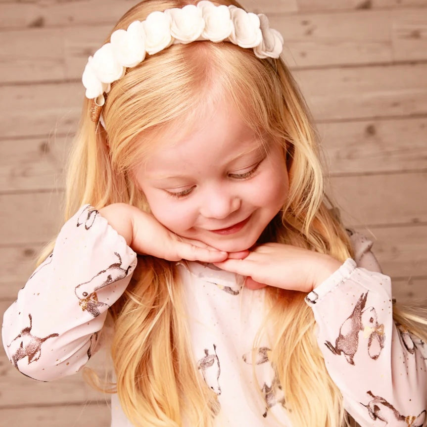 Bridesmaid flower Alice headband  |8 Colours
