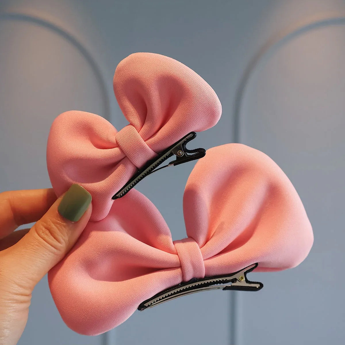 Three-dimensional Bow Hairpin Runaway Princess Side Hairpin Single Duckbill Hair Clip Hair Accessory