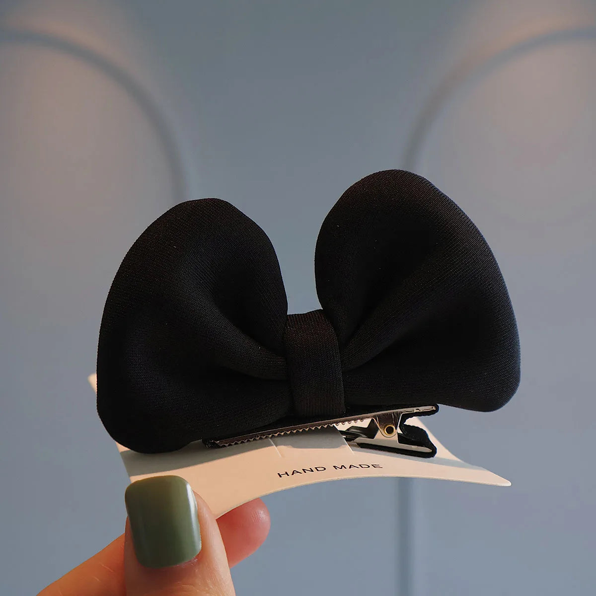 Three-dimensional Bow Hairpin Runaway Princess Side Hairpin Single Duckbill Hair Clip Hair Accessory