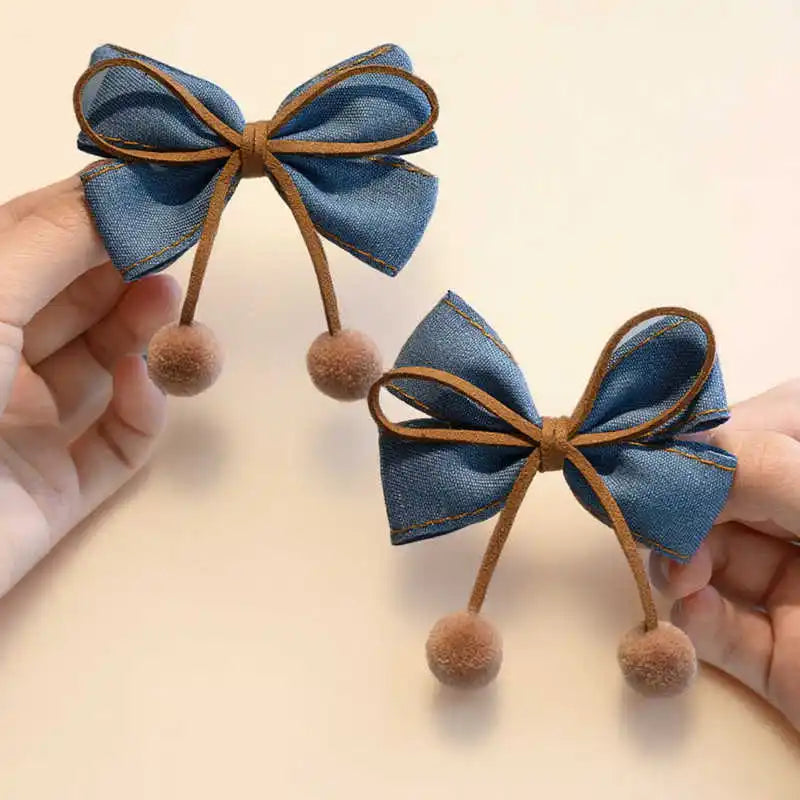 1/2pcs Cowboy Butterfly Pair Clip Children's Hair Clip Women's New Clip Hair Accessories Hair Clip Headwear