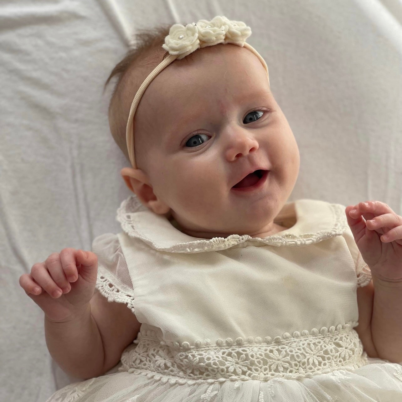 Cream pearl mini flower headband | Occasion